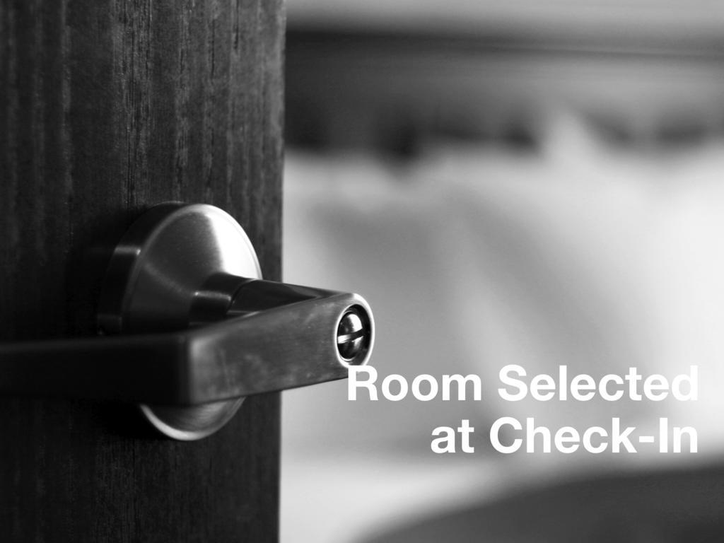Beim Check-in zugewiesenes Zimmer