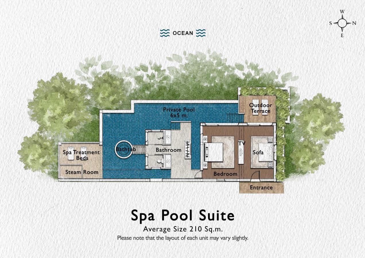 Spa Pool Suite Open style washroom bathroom