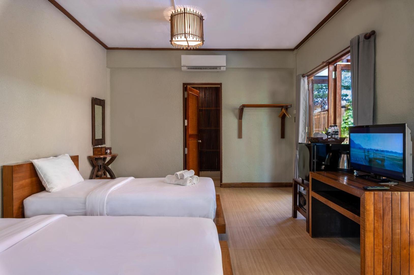 Pool view room