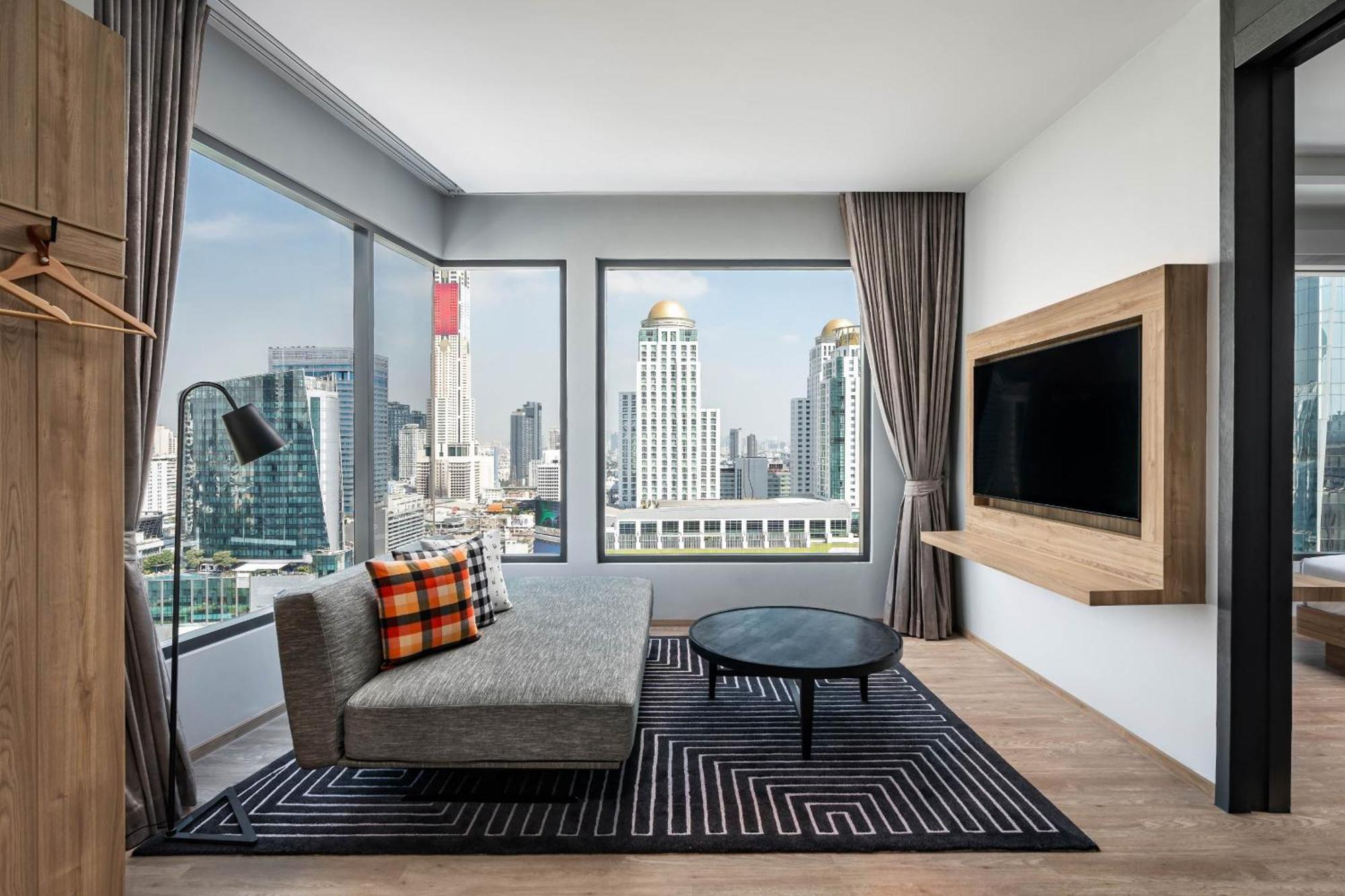 Deluxe Zimmer mit Queensize-Bett und Stadtblick