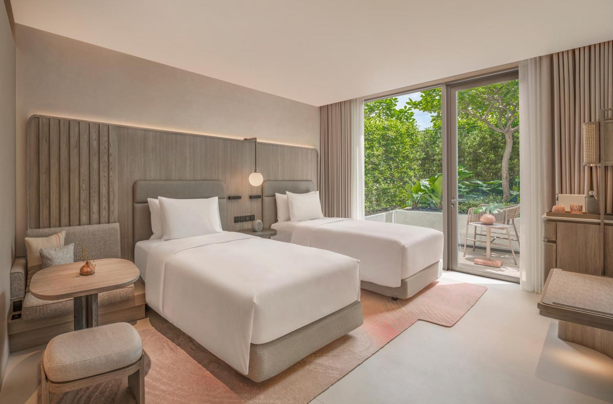 Zweibettzimmer mit Innenhof