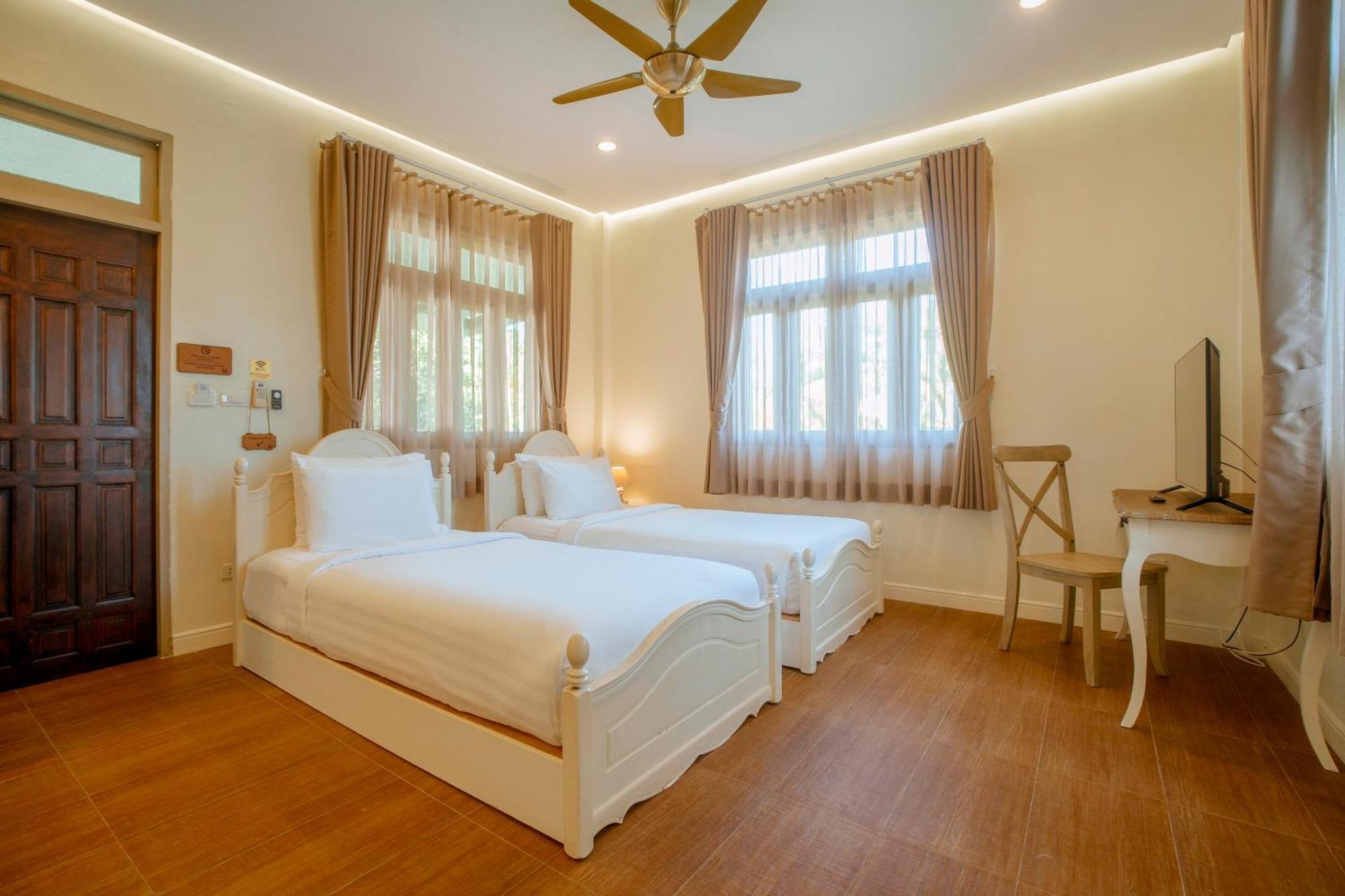 Villa mit Zweibettzimmer