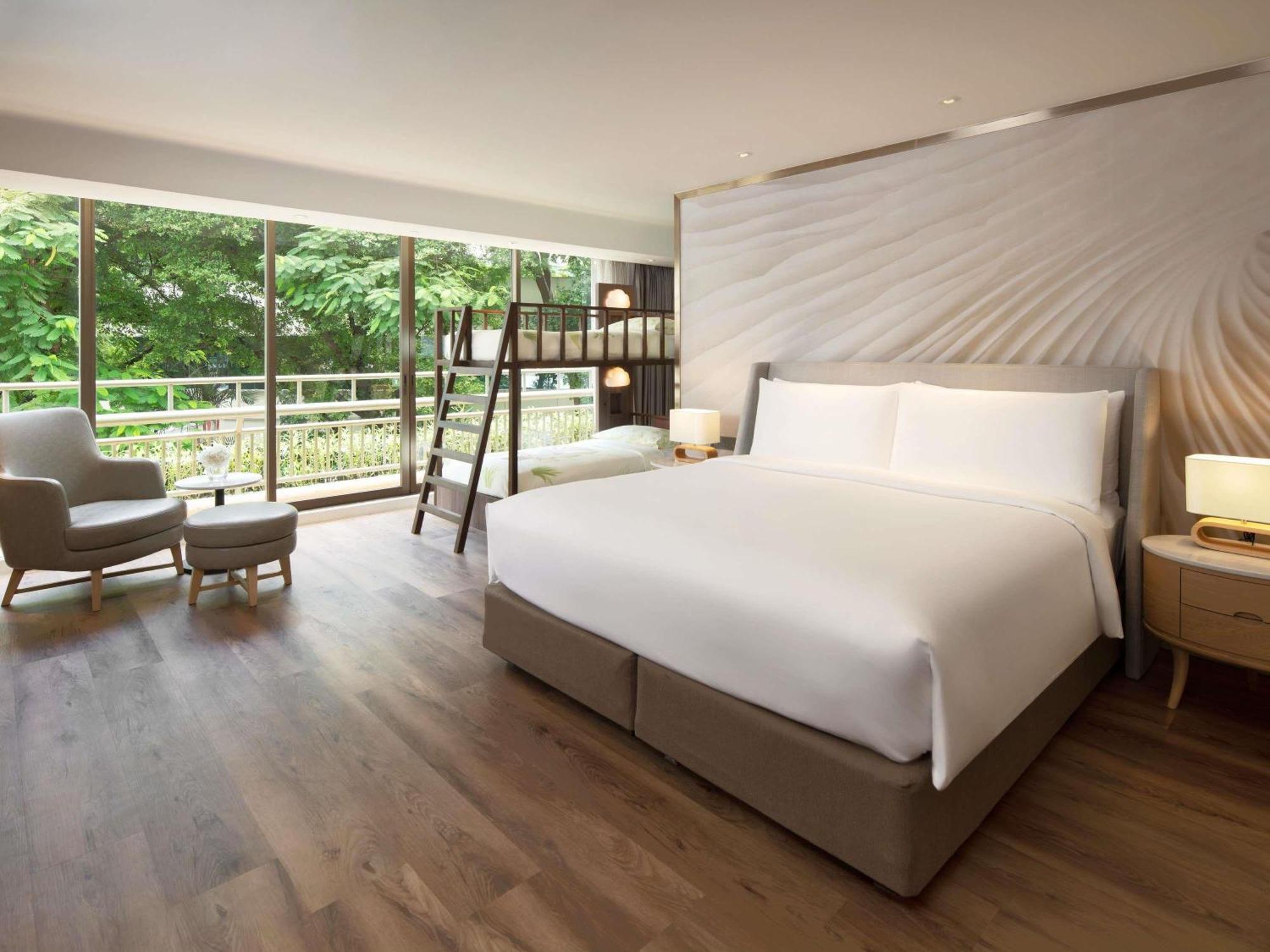 One-Bedroom Family Suite One King Bed Sofa Bed or Bunk Beds