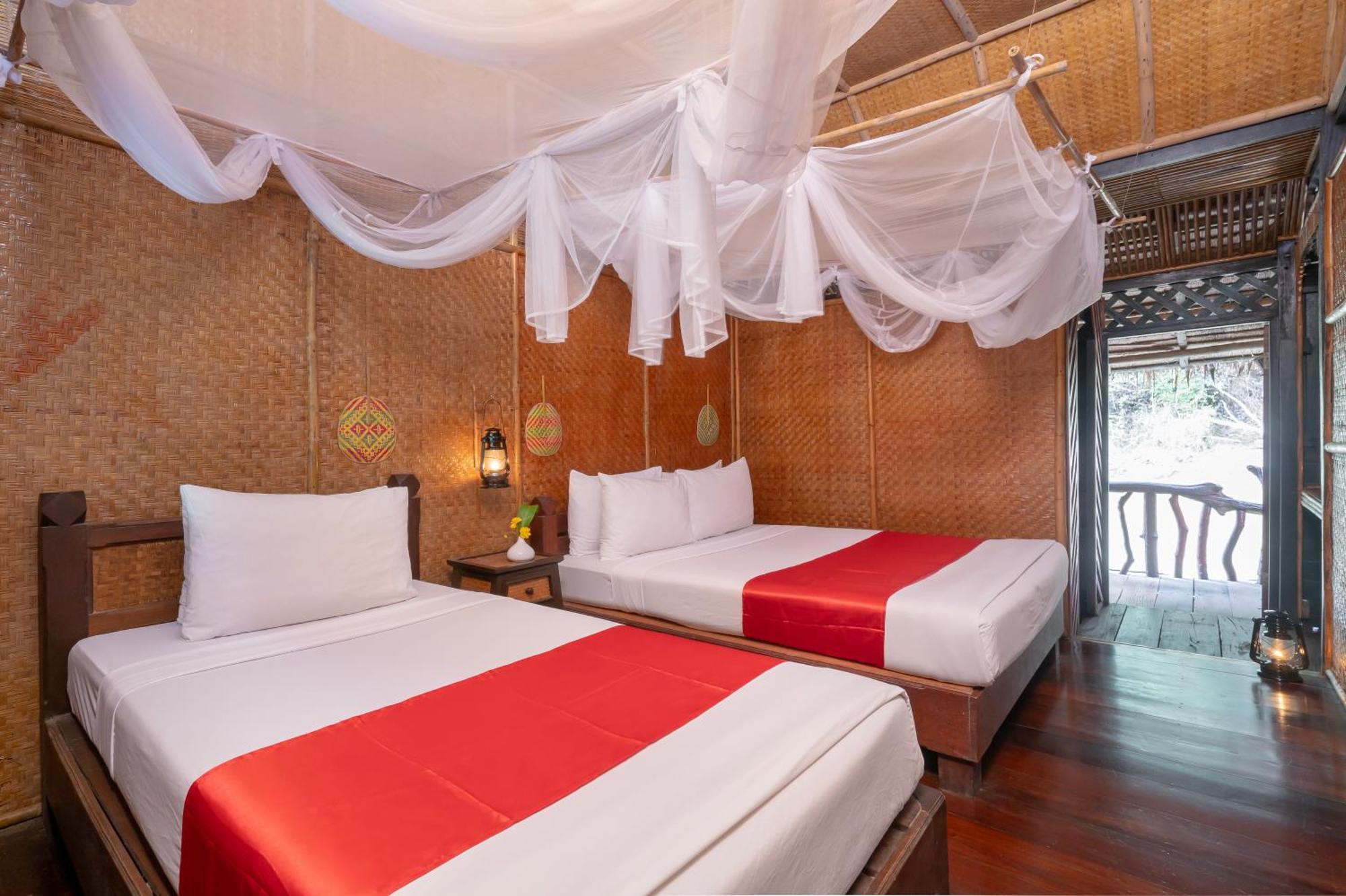 Raft Triple room & include join boat check check out