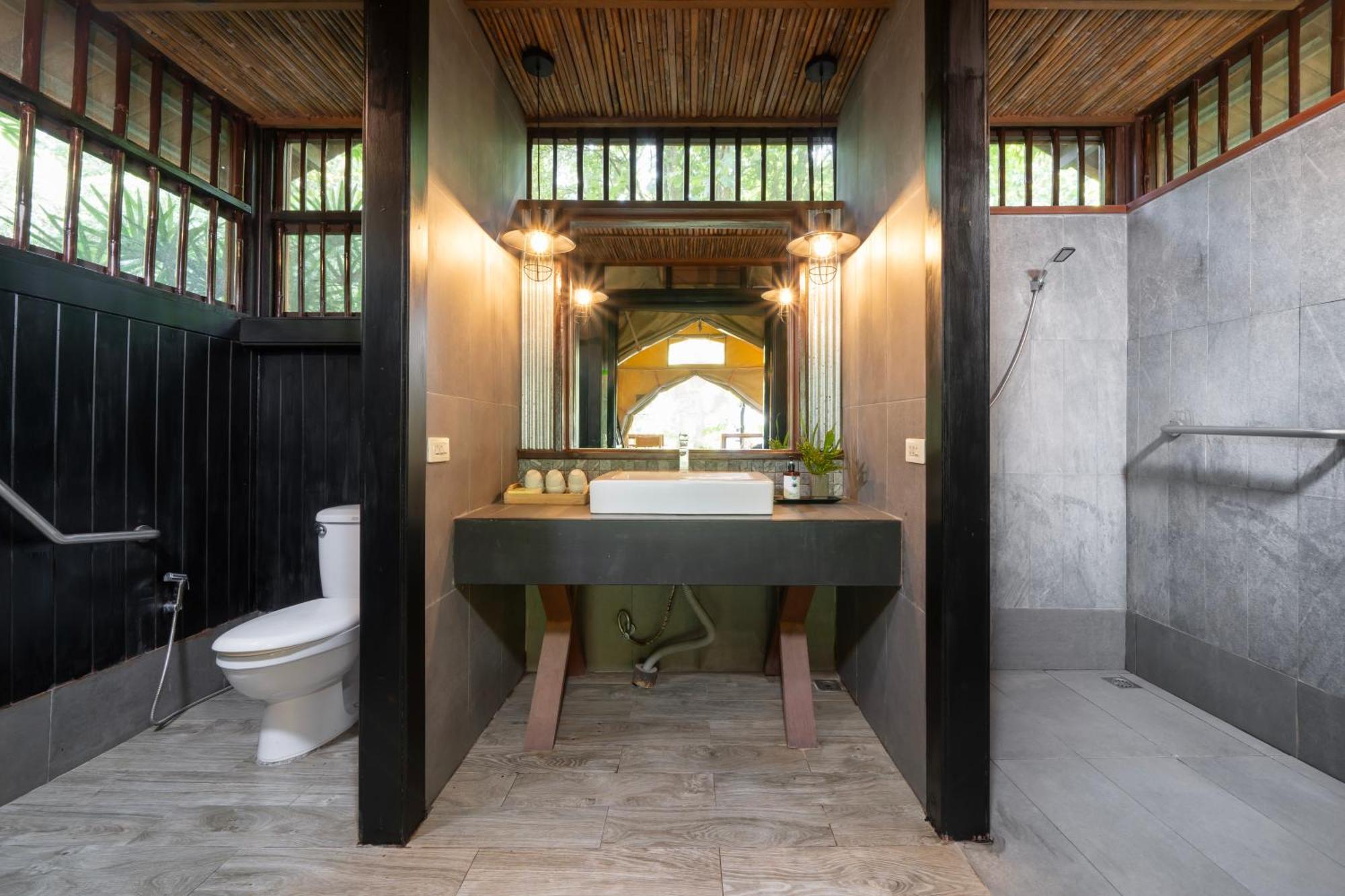 Superior Tent Private Bathroom &