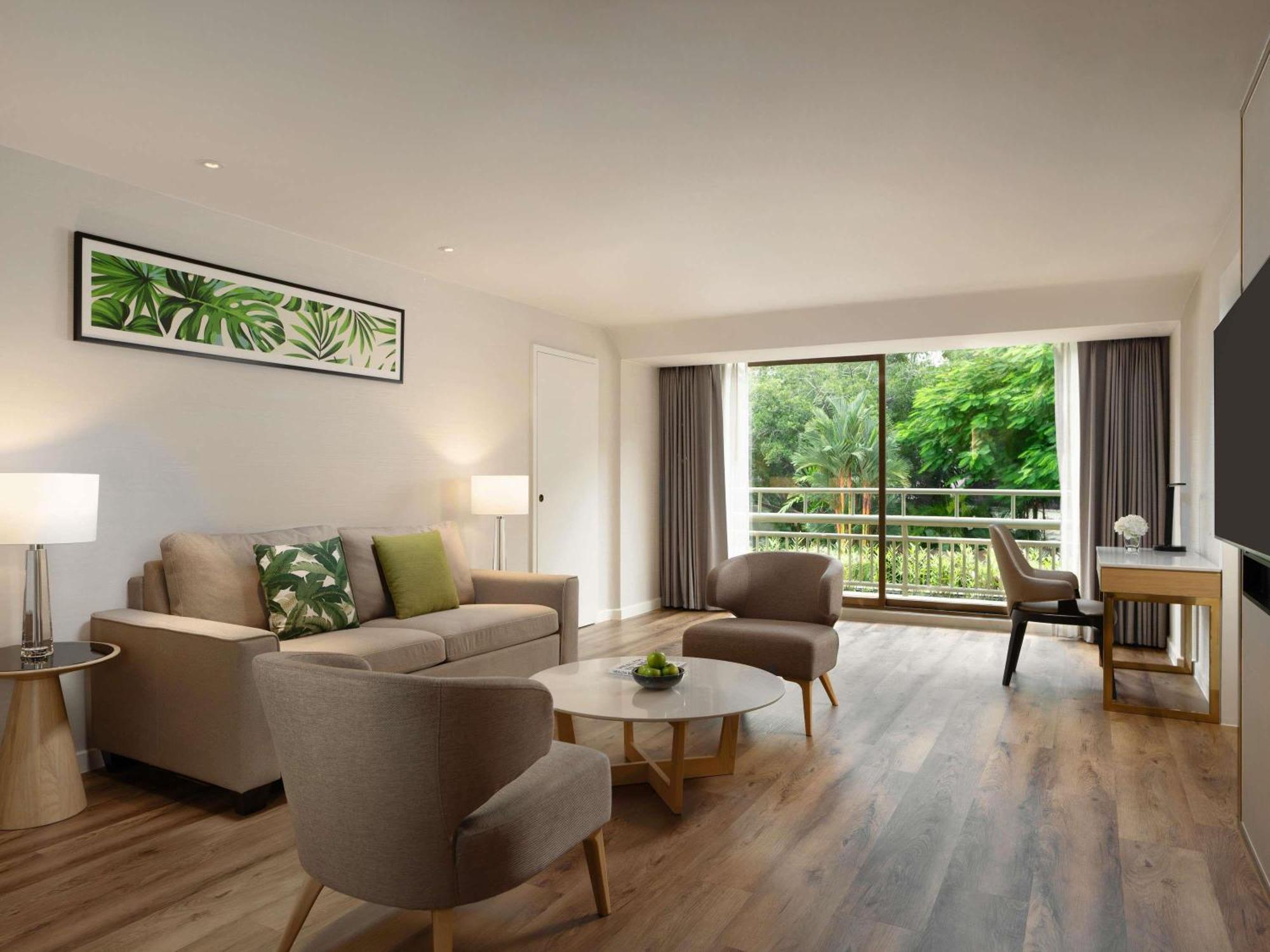 One-Bedroom Family Suite One King Bed Sofa Bed or Bunk Beds