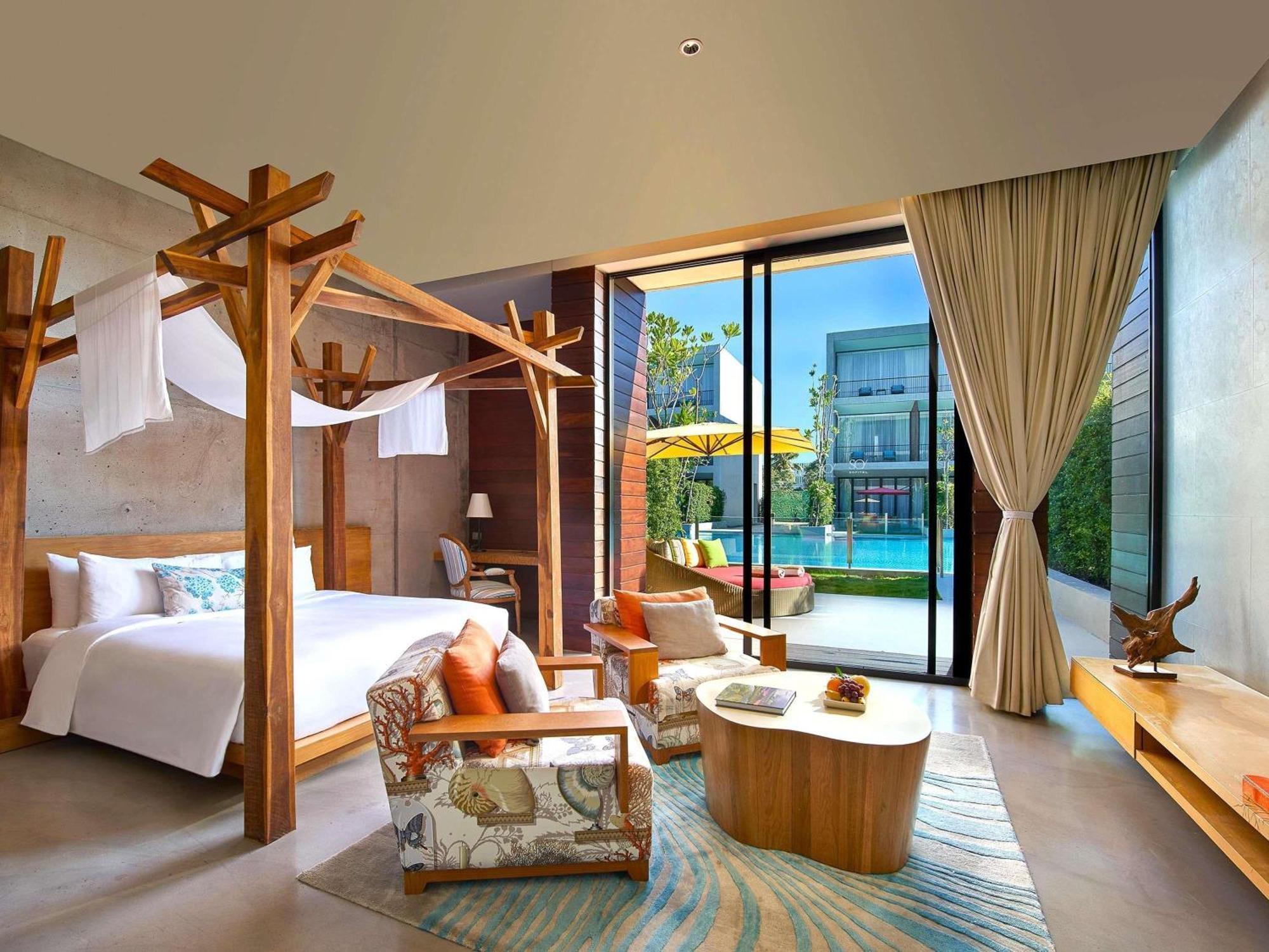 Zimmer So Comfy mit Kingsize-Bett oder Zweibettzimmer So Comfy - mit Zugang zum Pool