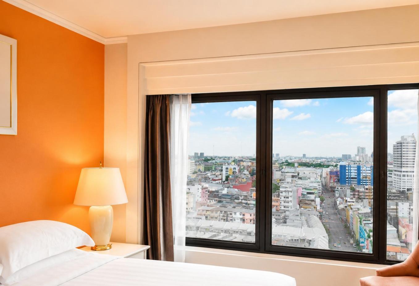 Superior Kamer met Kingsize Bed en Uitzicht op de Stad