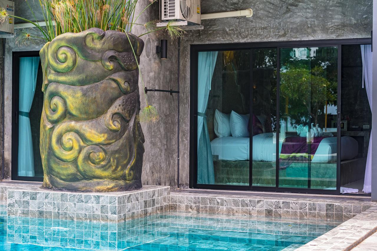 Deluxe Doppel- oder Zweibettzimmer mit Meerblick und Zugang zum Pool