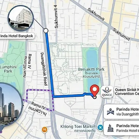 Parinda Hotel - Near Benjakitti Park & Queen Sirikit National Convention Center-3